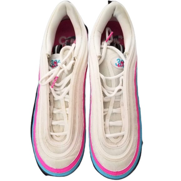 NIKE Air Max Plus 97 Miami Vice Sneakers In Original Box - Men's Size 13 - Picture 5 of 10